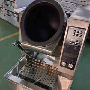 Wok de cuisson automatique en acier inoxydable Lestov pour usage commercial, avec fonction de minuterie à économie d'énergie - Product Image 6