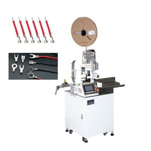 Machine à sertir les bornes entièrement automatique SR-02b, machine à sertir les bornes à dénudage à tête unique entièrement automatique - Product Image 4