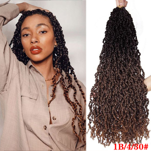 Majesty-Extensión de cabello trenzado sintético para mujer, pelo largo de 28 pulgadas, con pelo rizado de pasión, de ganchillo - Product Image 5