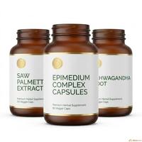 Capsule de complexe d'Epimedium OEM, complément alimentaire pour la santé masculine, soutient l'endurance, l'énergie et la concentration mentale, contient du Maca et du Ginseng purs