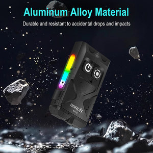 Đèn pin móc khóa Boruit EV15, tầm xa, mạnh mẽ, kẹp túi, sạc USB, 1000 lumen, nhỏ gọn, tích hợp đèn UV 365nm - Product Image 3