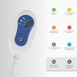 Couverture chauffante électrique certifiée Intertek pour lit double, grand lit, usage domestique, matelas chauffant hivernal à économie d'énergie - Product Image 4