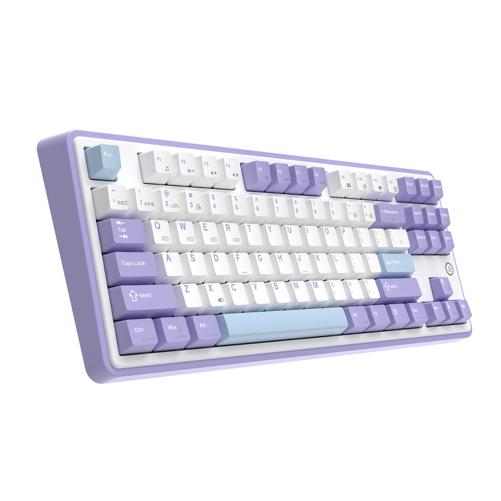 AJAZZ AK870 87 Keys RGB Wireless/Wired Gaming Mechanical Keyboard
