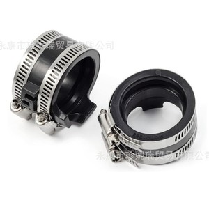 ตัวเชื่อมต่อฮอนด้า วีที 1100 แคลมป์ท่อร่วมไอดีแบบกลมสแตนเลสสำหรับอะไหล่ซ่อมรถจักรยานยนต์แบบสตรีท - Product Image 2