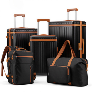 Hot Sell US Warehouse Waterproof Lightweight Hard Shell <strong>Suitcase</strong> Set Luxury Business Travel <strong>Trolley</strong> 5 Piece <strong>Suitcase</strong> Luggage Set - Product Image 2