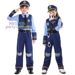 Costume de policier HP pour Halloween, déguisement pour fête, spectacle, jeu de rôle, ensemble pour enfants avec accessoires - Product Image 1