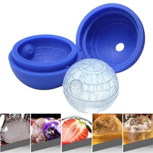 Moule à glaçons sphériques en silicone pour dropshipping Shopify, plateau refroidisseur de whisky, outil de bar - Product Image 5