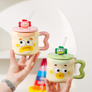 Taza de Café de Cerámica con Diseño de Payaso, Control de Temperatura, Taza Inteligente con Autocalentamiento, Set de Regalo - Product Image 4