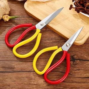 Stainless Steel <b>Kitchen</b> <b>Scissors</b> Two Tone Handle Straight Head Home Use Rust Proof Electroplated - Product Image 2
