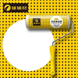 Eco-friendly Polyester Fabric Wall Paint Roller Brush with Easy Cleaning Feature for DIY Projects