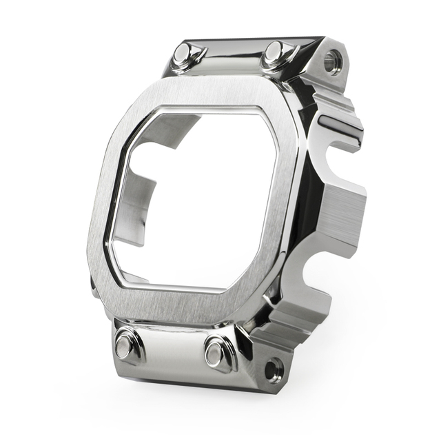 Drop Shipping GX56 Metal Case with Gold Stainless Steel Bezel for GX-56BB GXW-56 Mod Kit