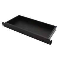 Boîtier de montage en rack 1U 19 pouces en tôle pour amplificateur audio personnalisé, boîtier électronique, boîte métallique