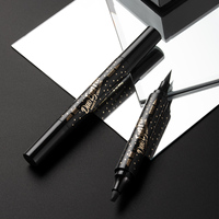 Menow E450 OEM ODM Marque Maquillage Étanche Vegan 2 en 1 Crayon à sourcils liquide à double tête Eyeliner Cosmétique Usine Vente en gros