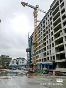 <span class=keywords><strong>Grue</strong></span> à tour Zoomlion QTZ125 d'occasion, 8T, 1250KN.M, moteur, hauteur de levage 60M, bon état, certifiée CE, exportation usine Chine - Product Image 6