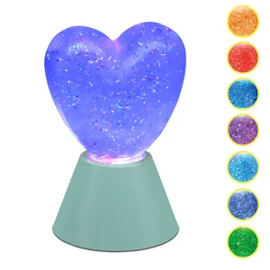 TIANHUA The best-selling high quality LED creative night light Romantic heart 3D Starry LED RGB color change night lamp