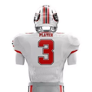 Uniforme de football américain personnalisé haute performance, vêtements de sport légers personnalisés, maillots respirants à séchage rapide - Product Image 6