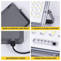 2025 Offres Spéciales minimaliste super lumineux 50W 100W 200W 300W Chine Led réflecteur solaire