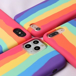 Arcobaleno Cassa Del Telefono Per <span class=keywords><strong>Samsung</strong></span> <span class=keywords><strong>S20</strong></span> <span class=keywords><strong>FE</strong></span> A51 A71 A31 A21S A32 Liquido Molle Della Copertura Del Silicone Per A50 A70 <span class=keywords><strong>S20</strong></span> s10 S9 S8 S21 Ultra A52 - Product Image 2