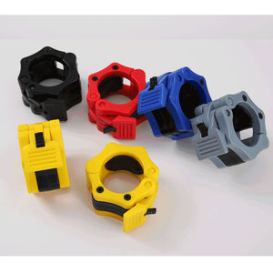 फिटनेस भारोत्तोलन जल्दी रिलीज गैर पर्ची ताला लोहे का दंड दबाना वजन बार क्लिप 2 इंच लोहे का दंड कॉलर - Product Image 3