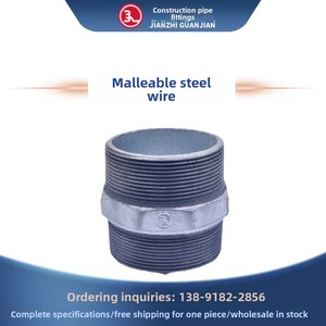 Raccordi in acciaio con filettatura esterna esagonale zincato raccordi per tubi filettati a doppia linea tubazioni <span class=keywords><strong>Gas</strong></span> e tubazioni di protezione antincendio - Product Image 3