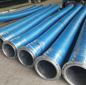 Hot bán đường kính lớn 8 inch 12 inch thủy lực bện EPDM linh hoạt nạo vét ống cao su với mặt bích - Product Image 6