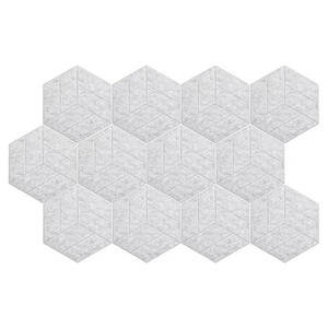 Paneles Acústicos Hexagonales 3D Autoadhesivos Ecológicos Modernos <span class=keywords><strong>para</strong></span> Oficina, Gimnasio, Hotel, Hogar y <span class=keywords><strong>Estudio</strong></span> - Product Image 2