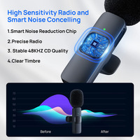 Microphone Cravate Lavalier Omnidirectionnel à Condensateur Eonline 3,5mm pour Appareil Photo, Enceinte, Smartphone, Micro d'Enregistrement pour YouTube, Interview