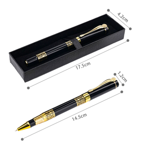 Wholesale Luxury Fountain Pen High Quality <b>Classic</b> Style Metal Pen Business Gift Custom Pens With Printing Logo - Product Image 2