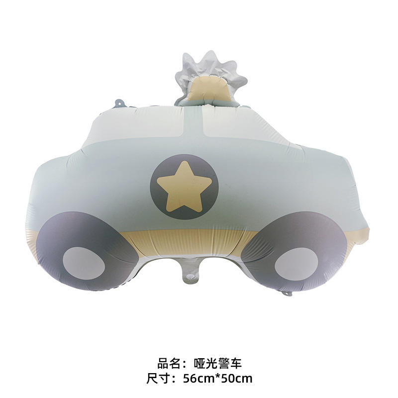 Wholesale Cute Matte Sit Bear Airplane rainbow Aluminum Film Helium Balloon Children's Happy Birthday Decoration Globos