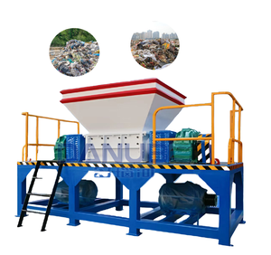 Broyeur à double arbre de déchets solides de vente chaude sûre d'OEM Broyeur de déchets municipaux - Product Image 1