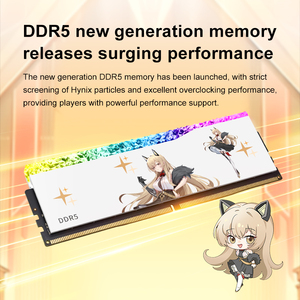 Juhor RGB 32GB kiti (16GB * 2) DDR5 7200MHz CL36 XMP Intel 1.4v UDIMM tamponsuz ECC yüksek performanslı oyun masaüstü - Product Image 3