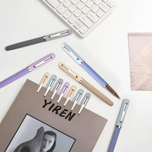 Yiren चिकनी लेखन लेखन पेन कार्यालय के लिए व्यक्तिगत लोगो रोलर पेन कार्यालय - Product Image 2