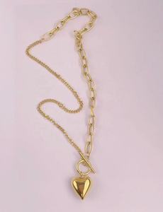 <span class=keywords><strong>Collier</strong></span> en acier inoxydable bijoux en acier inoxydable personnalisés vente en gros délicat <span class=keywords><strong>collier</strong></span> coeur plaqué <span class=keywords><strong>or</strong></span> 18 carats - Product Image 4