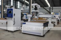 Routeur CNC haute précision 1328 avec fonction de lame de scie, machine industrielle pour couper le bois, taille de table de travail personnalisée, M-Shine