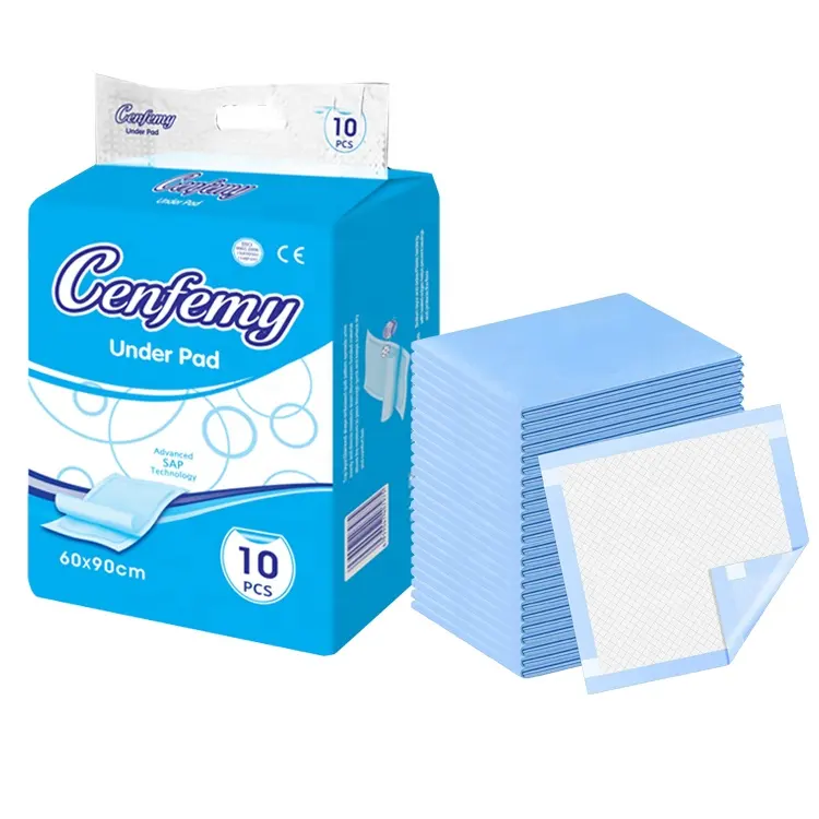 OEM brands incontinence underpad/absorption medical bed pad/surgical underpad cheap price disposable maternity underpads 60x90