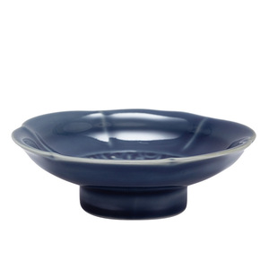 Assiette en céramique en forme de fleur, petit plat à thé et à collation en porcelaine, style zen vintage, plateau à fruits, design rétro de luxe - Product Image 5