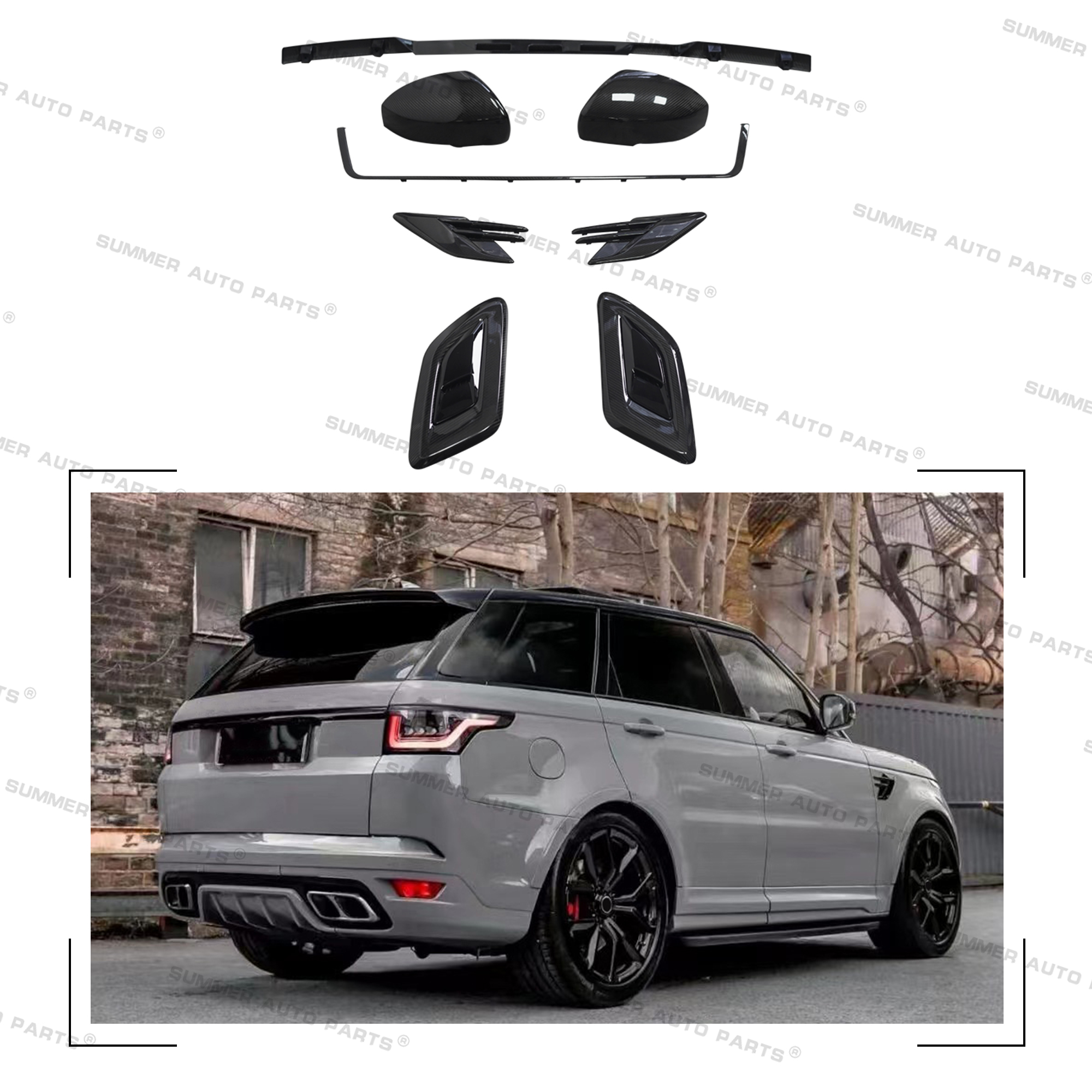 Quick Release License Plate Bracket For 2018-22 Land Rover Range Rover