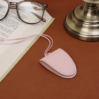 Étui à lunettes en cuir PU, pochette portable pour lunettes de soleil, cordon de cou, porte-lunettes de soleil