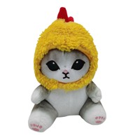 Vente en gros de porte-clés transformables, crevettes frites, requin, ornements en peluche, machine à saisir, sac à dos pour poupées, sac en maille OPP