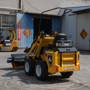 Mini diesel-powered Skid chỉ đạo Bộ nạp thủy lực bánh xe đi bộ-phía sau 800kg xếp tải hiệu quả cao earthmoving máy móc - Product Image 5