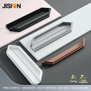 Tirador <span class=keywords><strong>de</strong></span> perfil <span class=keywords><strong>de</strong></span> <span class=keywords><strong>aluminio</strong></span> extruido en T, negro mate y dorado, <span class=keywords><strong>para</strong></span> gabinetes <span class=keywords><strong>de</strong></span> cocina, armarios, <span class=keywords><strong>cajones</strong></span> y puertas, longitud personalizada, OEM - Product Image 3