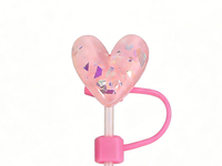 Couvre-pailles en silicone, design mignon de dessin animé, bouchons anti-poussière réutilisables pour pailles de 10 mm, gobelets Stanley et bouteilles d'eau