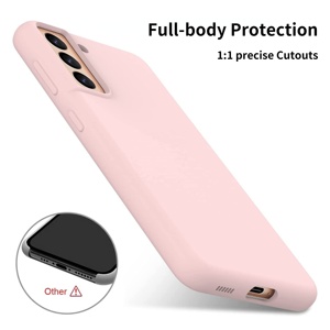 Pour pour S21 Ultra Liquide Silicone Antichoc Téléphone Cas Échantillon Gratuit De Luxe Personnalisé Couleur Compatible A52 A51 A72 S20FE - Product Image 5