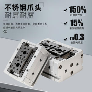 Cilindro Neumático de Pistón Deslizante Estándar Serie JQC HFD, Cuerpo de Aluminio, Guía de Precisión, Uso Industrial - Product Image 5