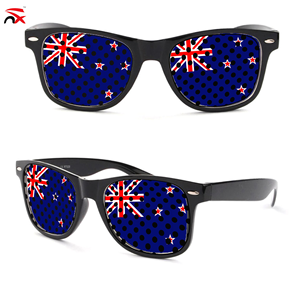 Gafas <span class=keywords><strong>de</strong></span> Sol <span class=keywords><strong>de</strong></span> Plástico con Impresión <span class=keywords><strong>de</strong></span> Logotipo Personalizado, Protección UV, Adhesivo con la Bandera <span class=keywords><strong>de</strong></span> Brasil, para Juegos Deportivos <span class=keywords><strong>de</strong></span> <span class=keywords><strong>Fútbol</strong></span> 2026 - Product Image 2