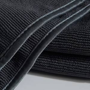 <b>Black</b> High Quality 400gsm Square Microfiber Super Soft Quick Dry Lightweight Lint-Free Reusable Edgeless Multi-Purpose Home - Product Image 1