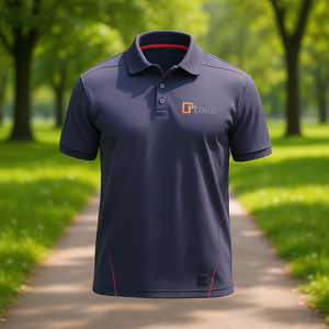 Camiseta Polo Ttake de Manga Corta Azul L Diseño Deportivo - Product Image 3