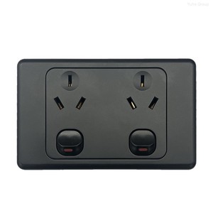 Interruptor de pared estándar australiano, toma de corriente de 10A de Nueva Zelanda, toma de pared de PC duradera, toma de corriente doble de 250V - Product Image 4