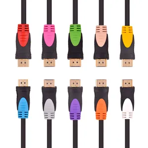 Wholesale high quality Factory Dual Color 4K 3D HDMI Cable Support 3D 4K@60Hz for HDTV PC PS4 Projector