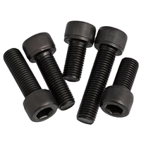 Vis à tête cylindrique à six pans creux en acier inoxydable noir DIN912 M1.6 M2 M2.5 M3 M4 M5 M6 M8 M10 M12